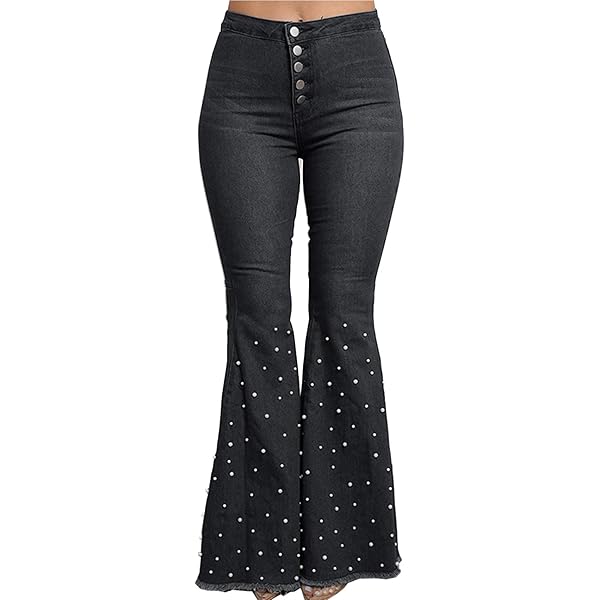 GKZA Tummy Control Jeans Womens High Waisted Jeans Flare